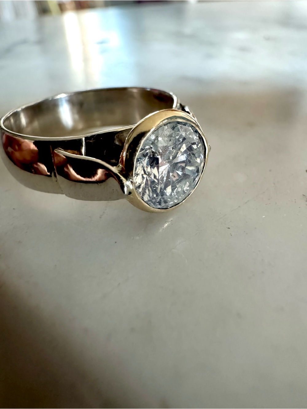 2 Ct Natural Diamond Solitaire Ring- CERT - Picture 7 of 14